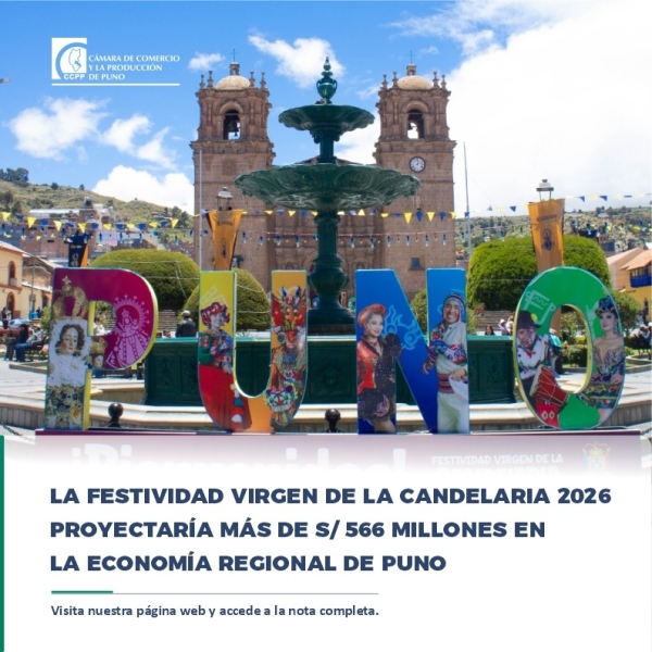 LA FESTIVIDAD VIRGEN DE LA CANDELARIA 2026 PROYECTARÍA MÁS DE S/ 566 MILLONES EN LA ECONOMÍA REGIONAL DE PUNO